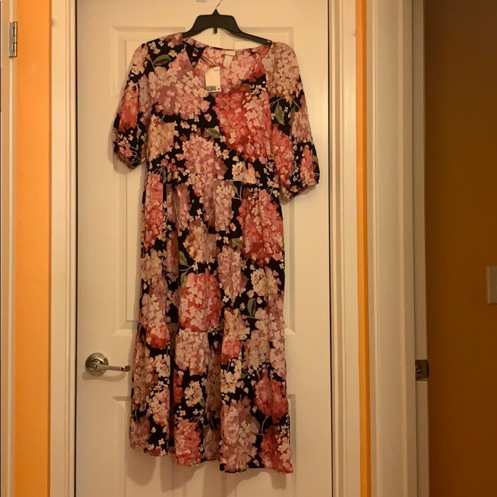 long dress with flowers very comfortable!!